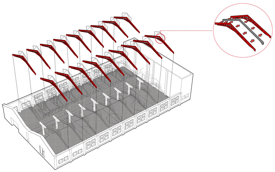 一艘悬浮的“战舰” & 幸福码头8号楼空间改造项目，上海 / 杜兹设计-8
