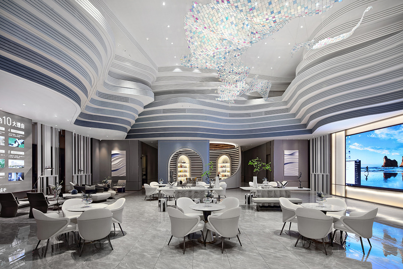 马鞍山中梁时代江来售楼处——自然意象与现代艺术的完美融合-12