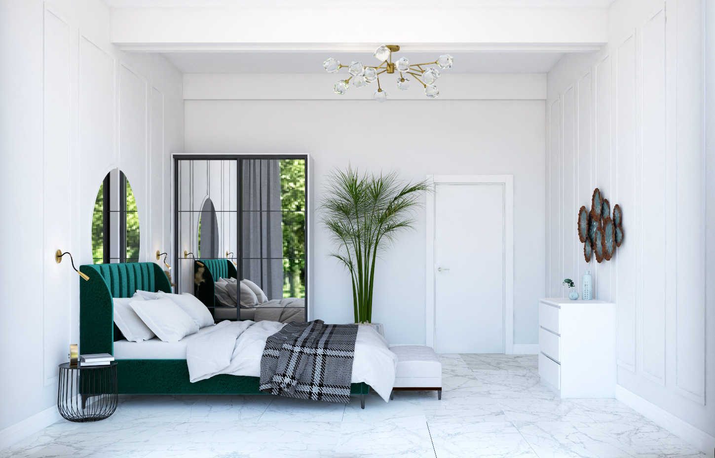 Светлый интерьер для дома фахверк-3