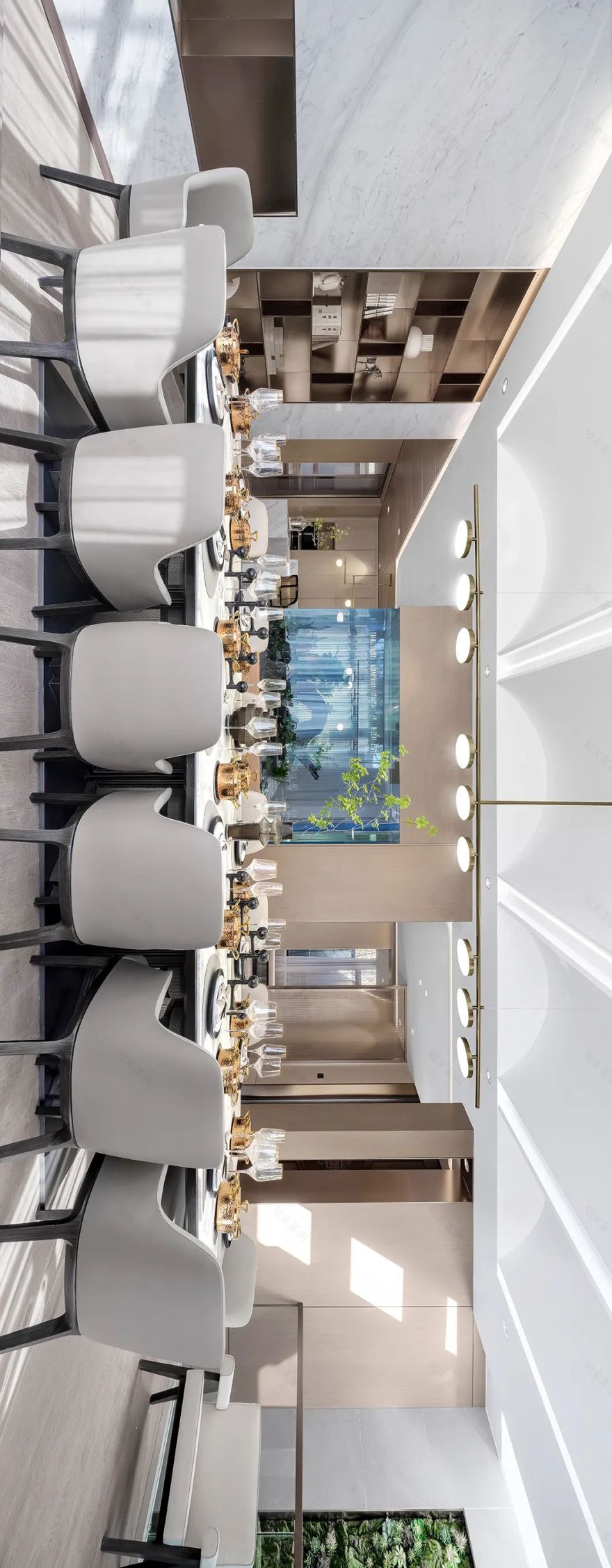 繁世中的宁静归所 | 北京亿城燕西华府 650㎡自然隐奢别墅设计-11