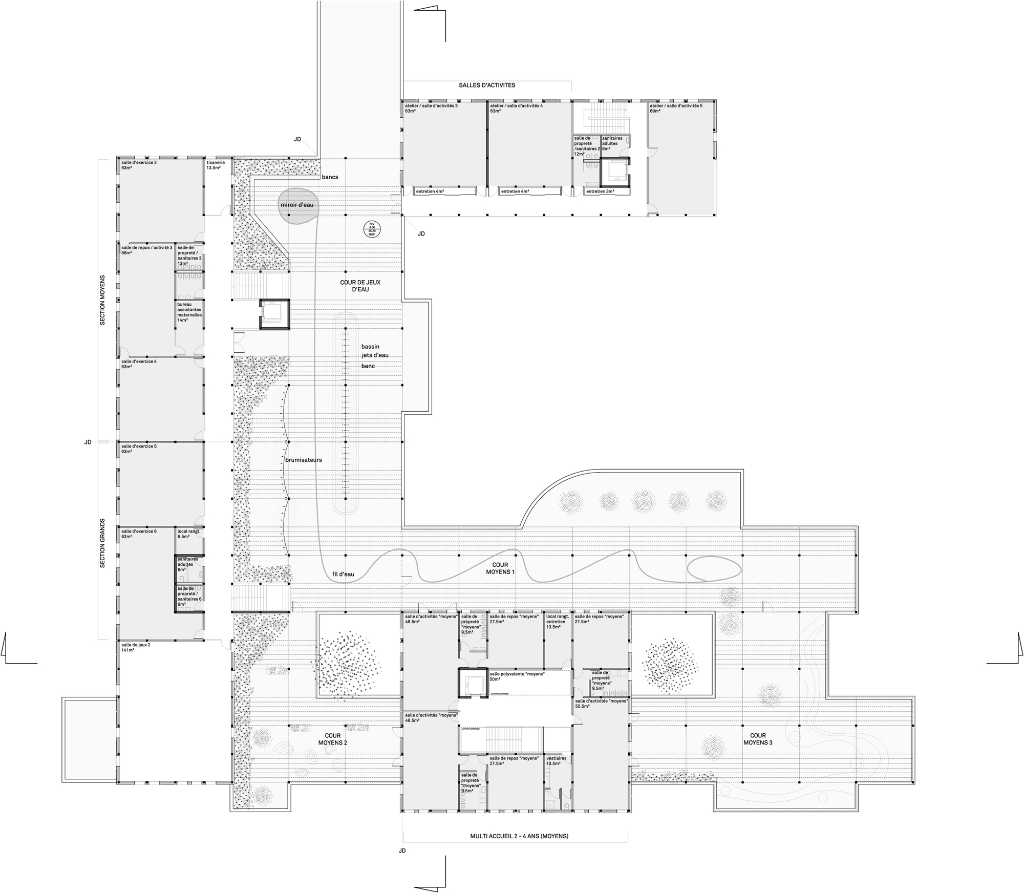 圣伊西多尔学校集团扩建 · 儿童尺度的都市蜂巢-48