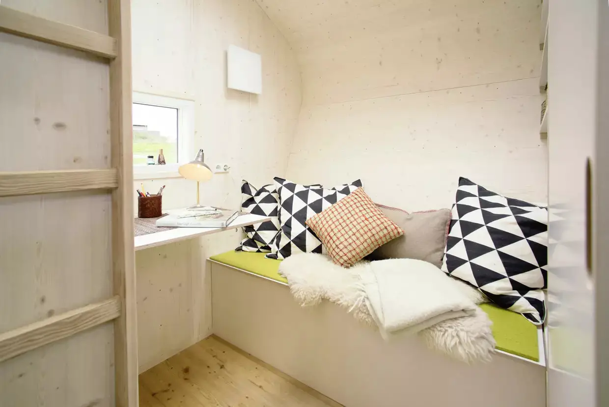 德国 KOOP Mobile Holzbausysteme 的灰色木屋 Hytte | 自然与舒适的完美结合-6