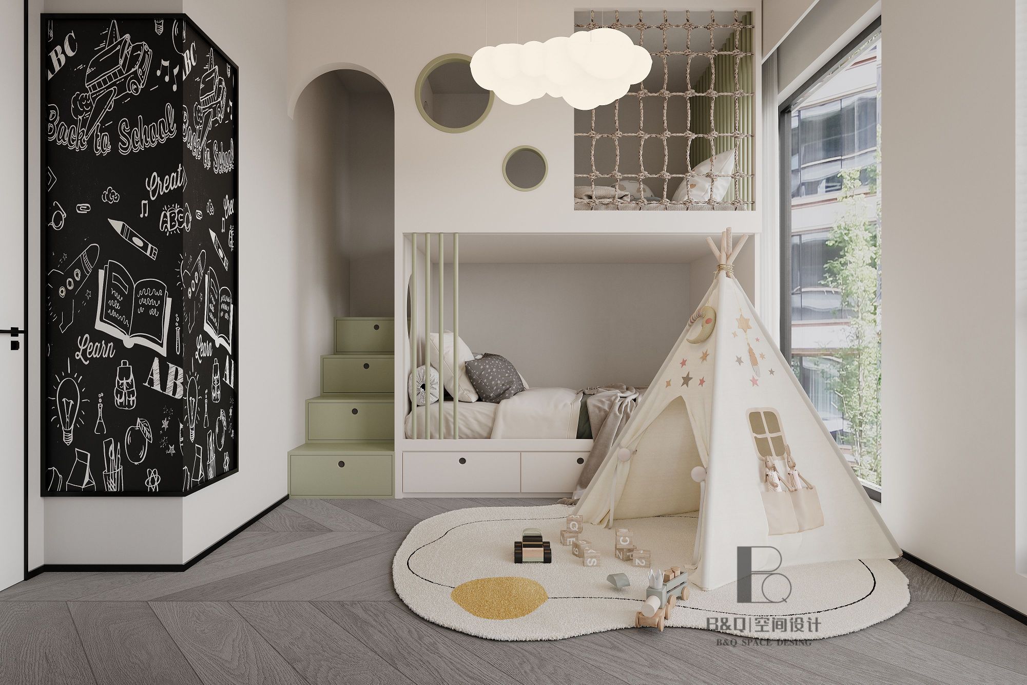 现代简约大平层-8