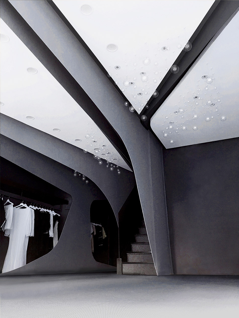 空间的立体裁剪 & 北京建外SOHO设计师女装店,北京 / 元道同和-32