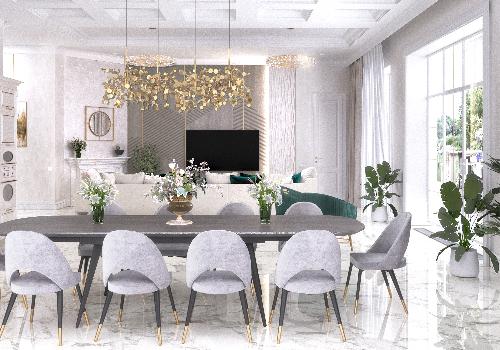 莫斯科郊外高档住宅室内设计丨俄罗斯莫斯科-6