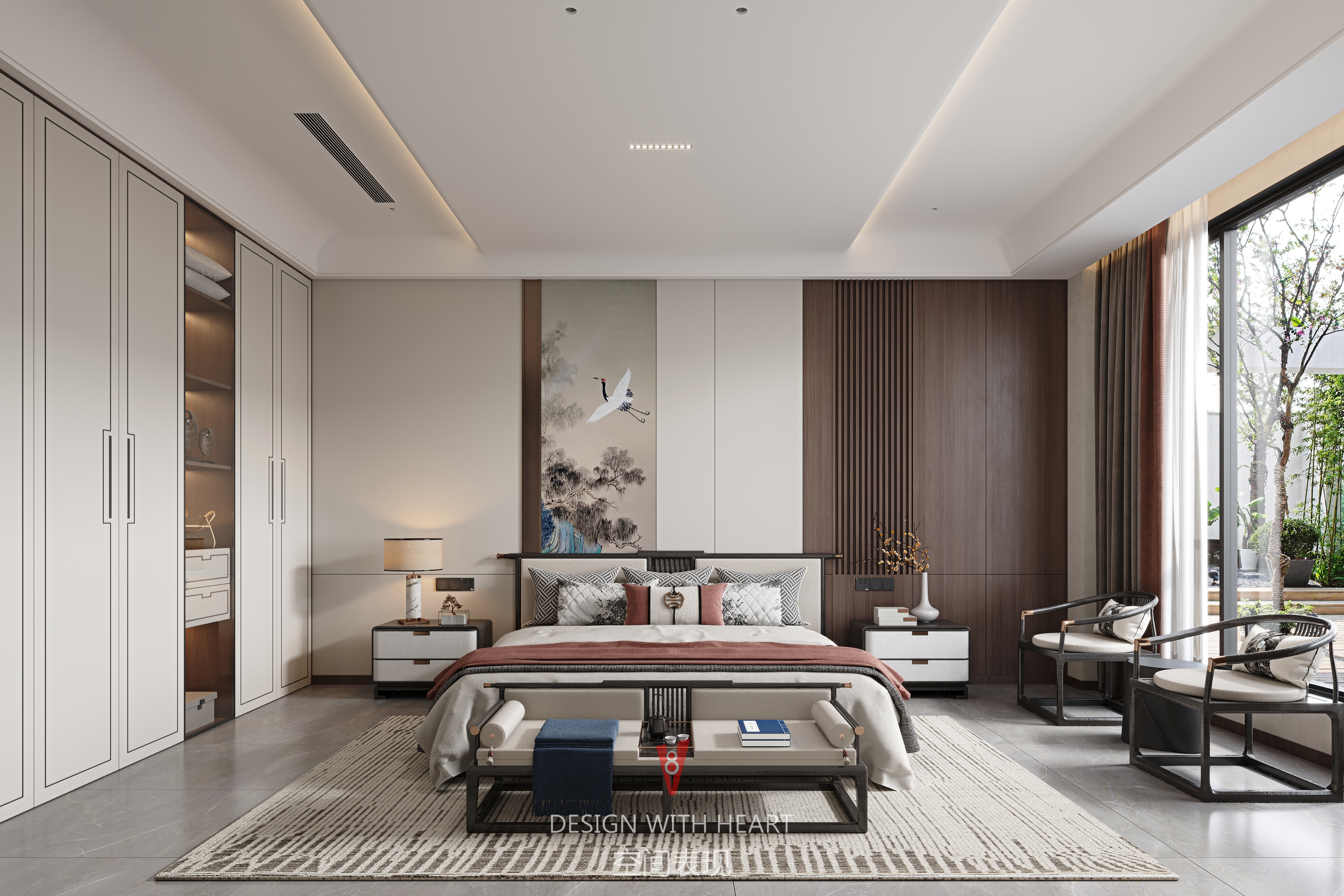 整套别墅设计高端效果图-4