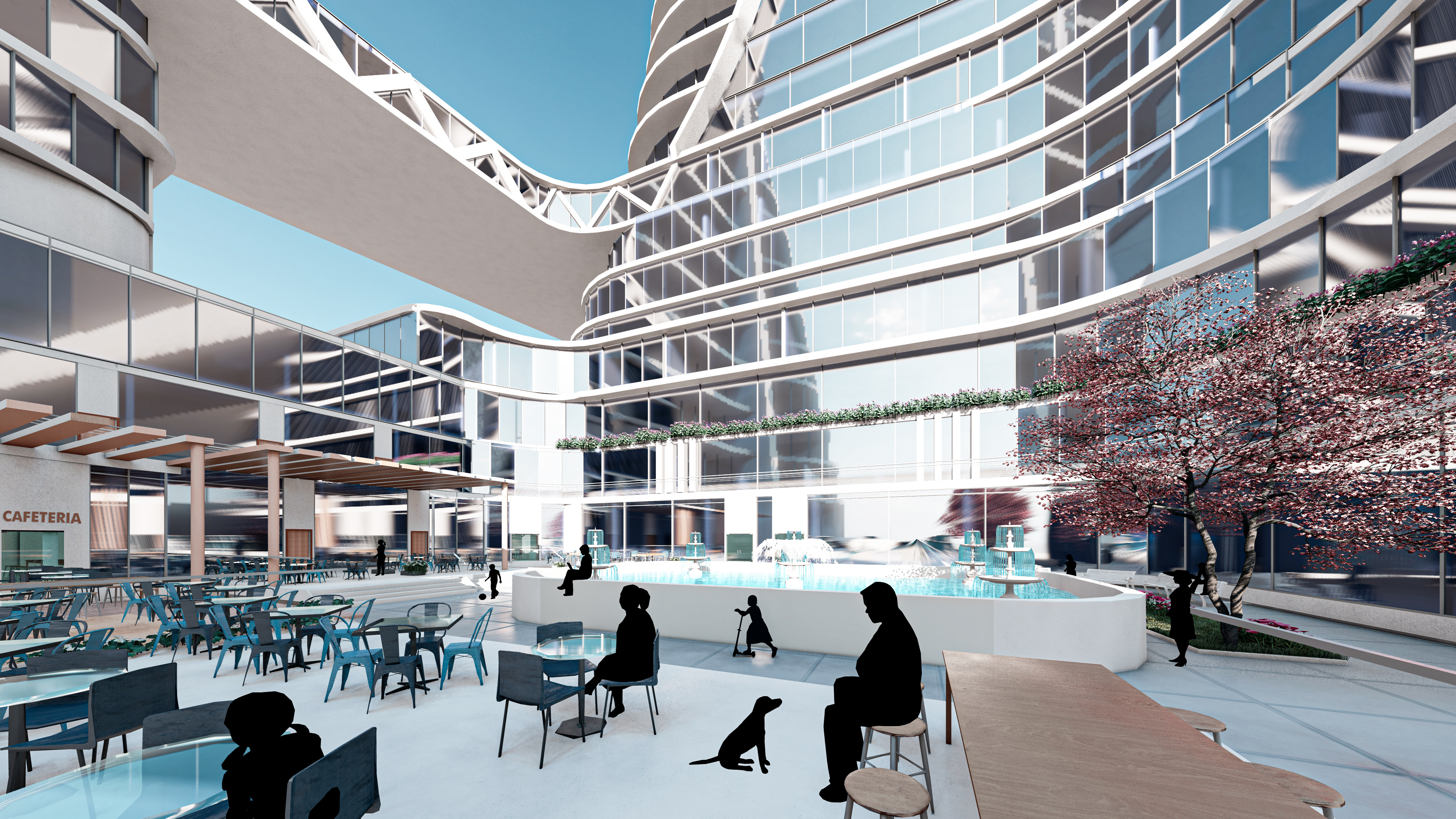 V  TOWER  NEW ALAMEIN CITY商业与住宅塔楼丨开罗大学工程学院建筑系-10