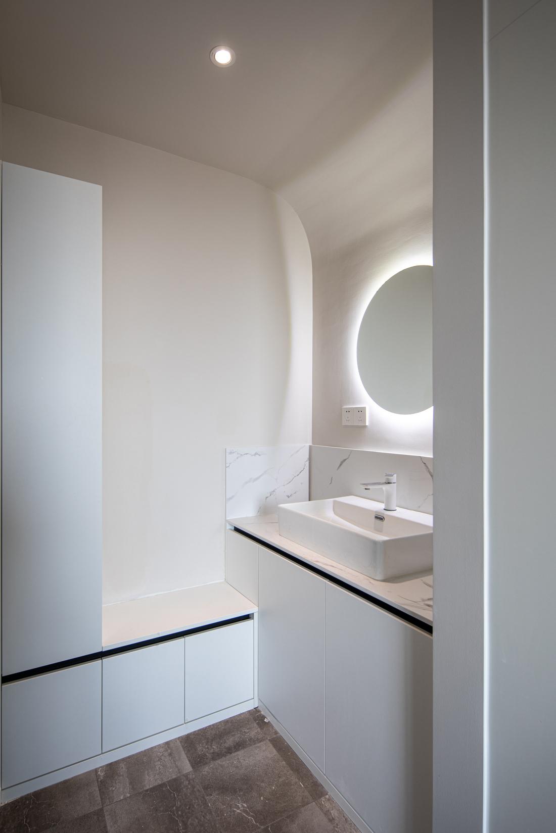 墨绿色森林小清新三房设计-41