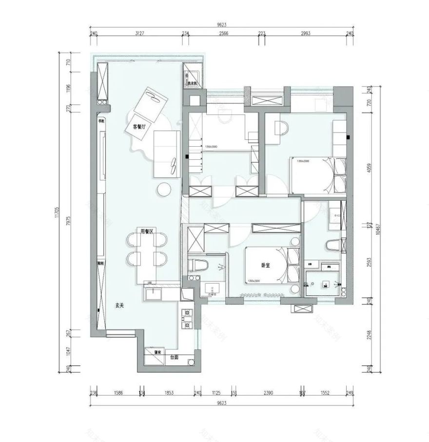 武汉远洋三人两猫的甜蜜住宅丨中国武汉丨大思-11