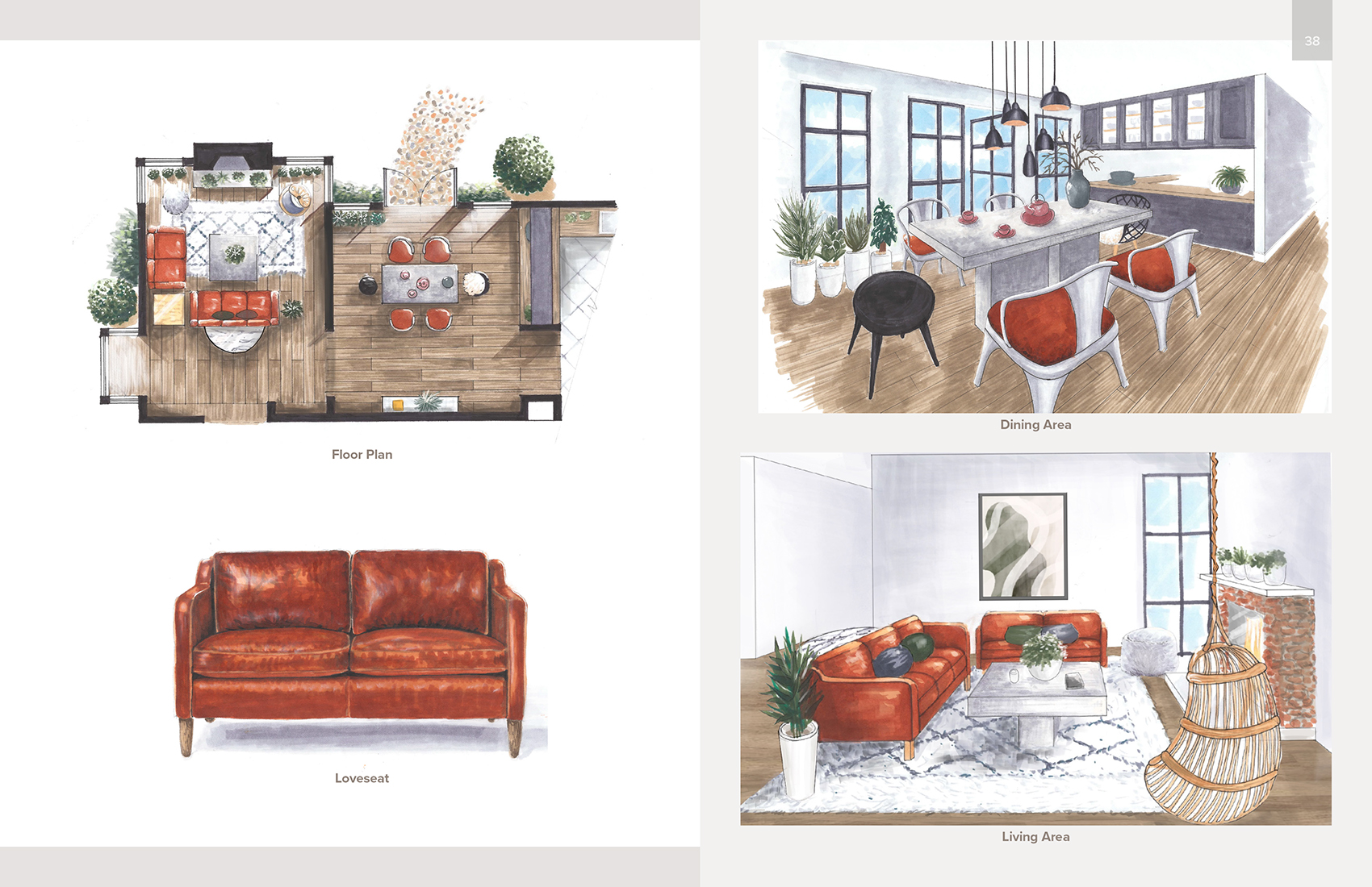 Student Interior Design Portfolio - Residential-37