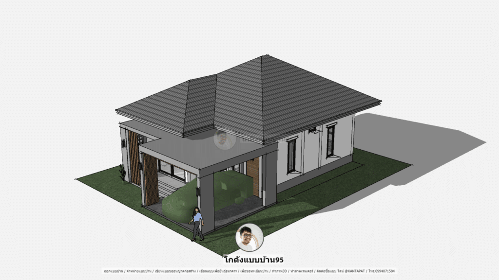 แบบบ้านปั้นหยา P-1882 สวย ๆ พื้นที่การใช้สอย 90 ตร.ม.-22