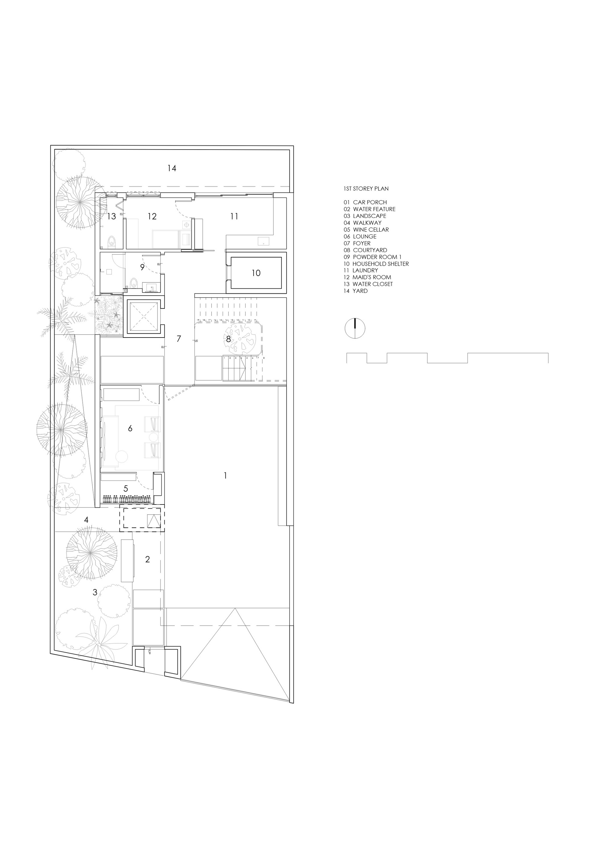 宁静之屋（Halcyon有宁静、平静之意，这里结合语境以宁静之屋翻译较为合适，当然如果Halcyon House是特定名称，可能有更合适的固定译法 ） 丨新加坡丨Ming Architects-19