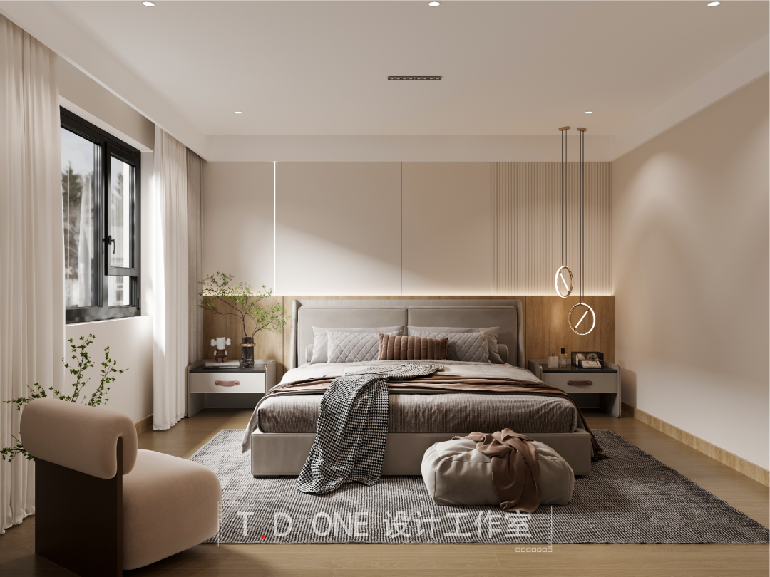 中南林樾的原木奶油风住宅丨T·D ONE 设计工作室-32