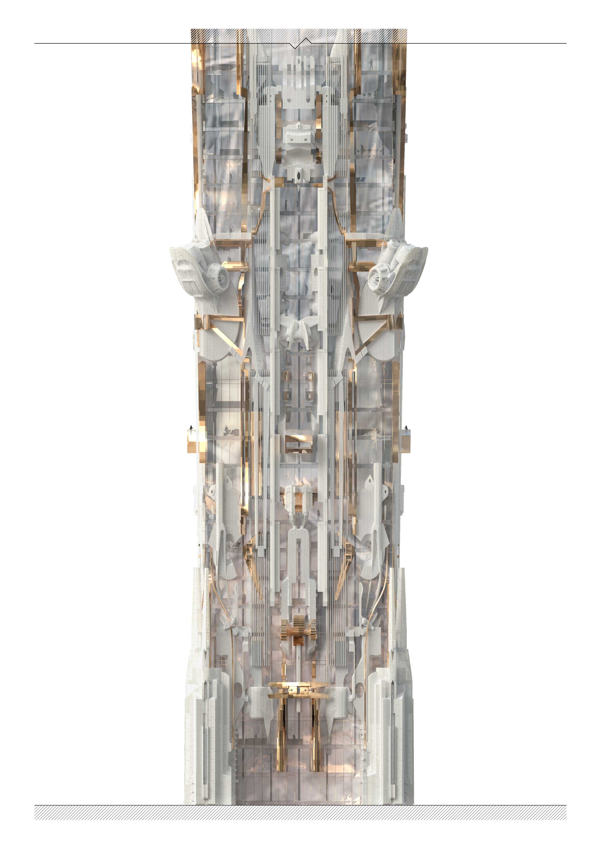 "The Khaleesi"超高层建筑 | Mark Foster Gage Architects 的中央公园南设计-11