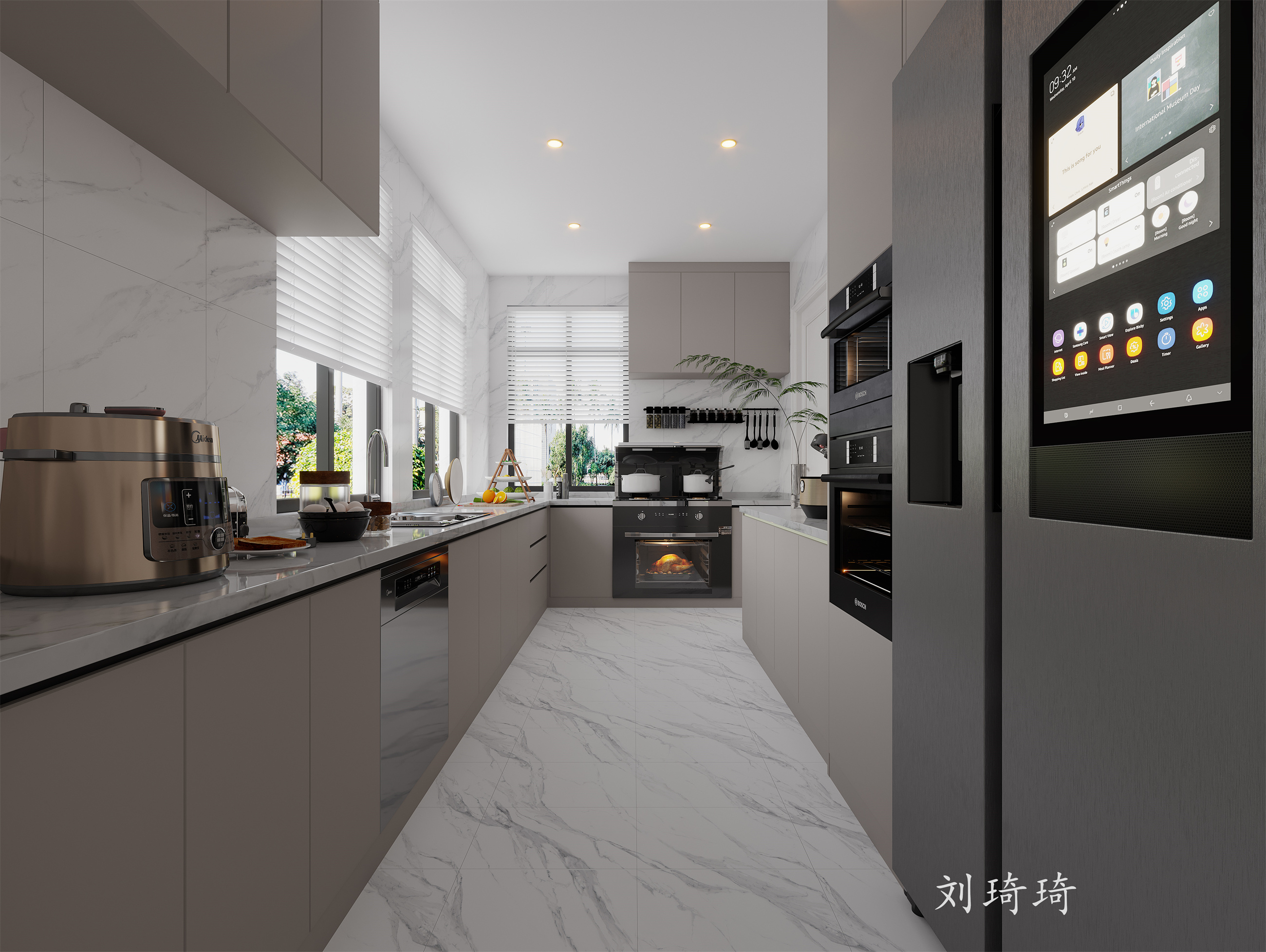 奶油风别墅|一份婉约和柔美-2