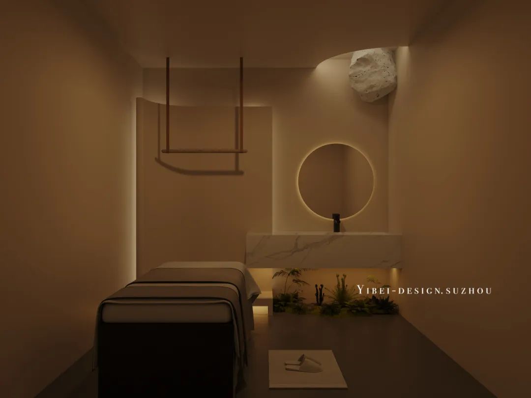 侘寂美学重塑美肤体验丨商业空间设计丨YIBEI DESIGN SUZHOU-5