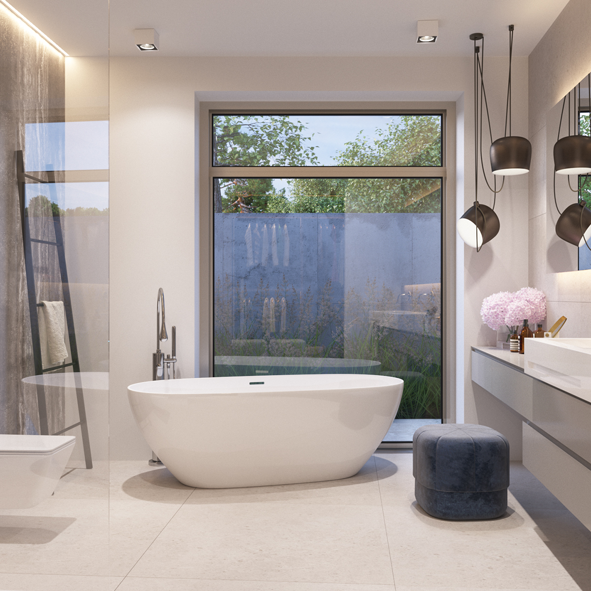 现代别墅设计与室内 LED 灯的完美结合-10