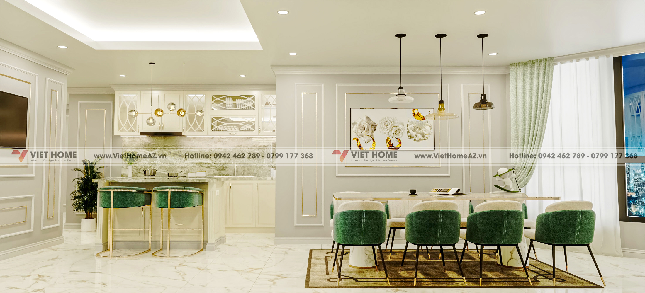 Beau Rivage Nha Trang 公寓室内设计丨越南丨VietHome-13