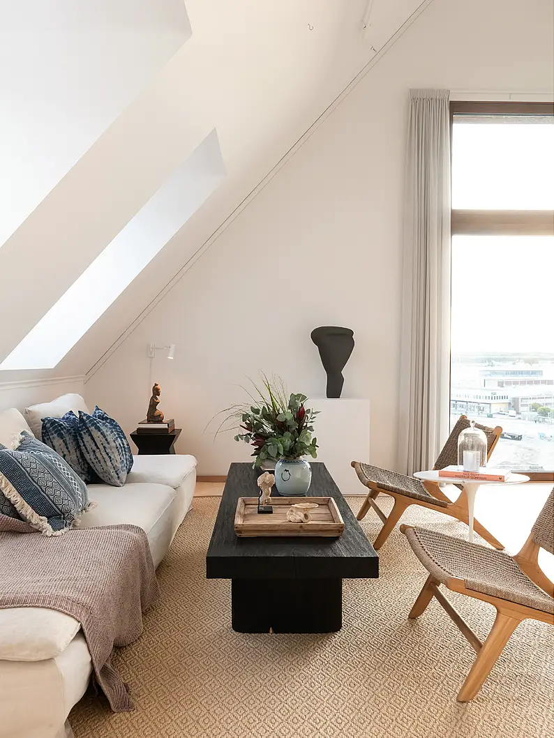 自然风格瑞典顶层复式公寓-2