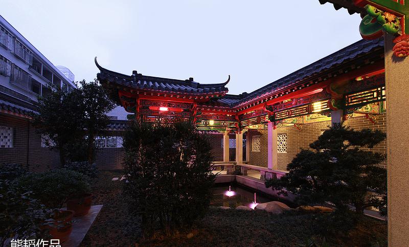 苏州园林别墅 | 实木吊灯栅格天花，打造气势磅礴之美-18