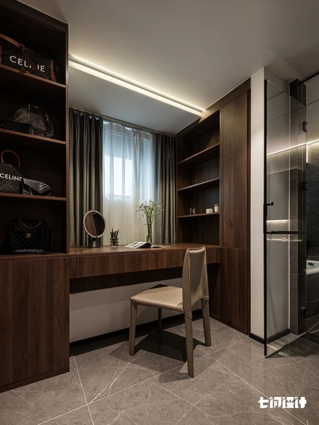 东湖畔的温馨之家 · 多场景设计的亲密空间丨七间设计(IDEAL DESIGN)-47