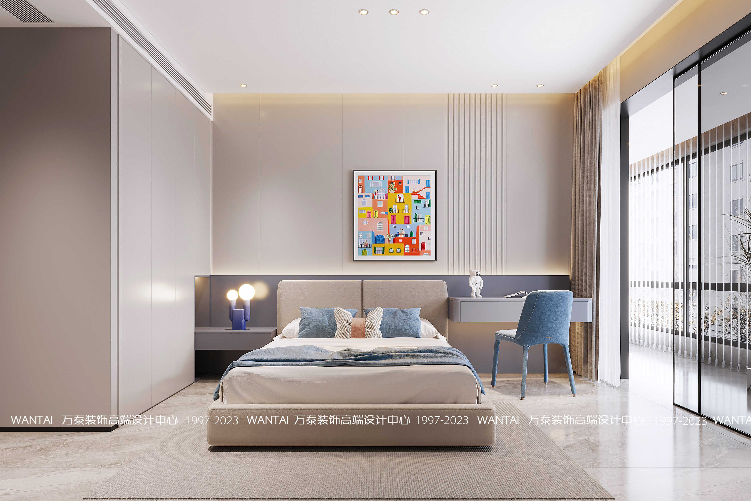 济宁和鸣天著116平装修效果图-2