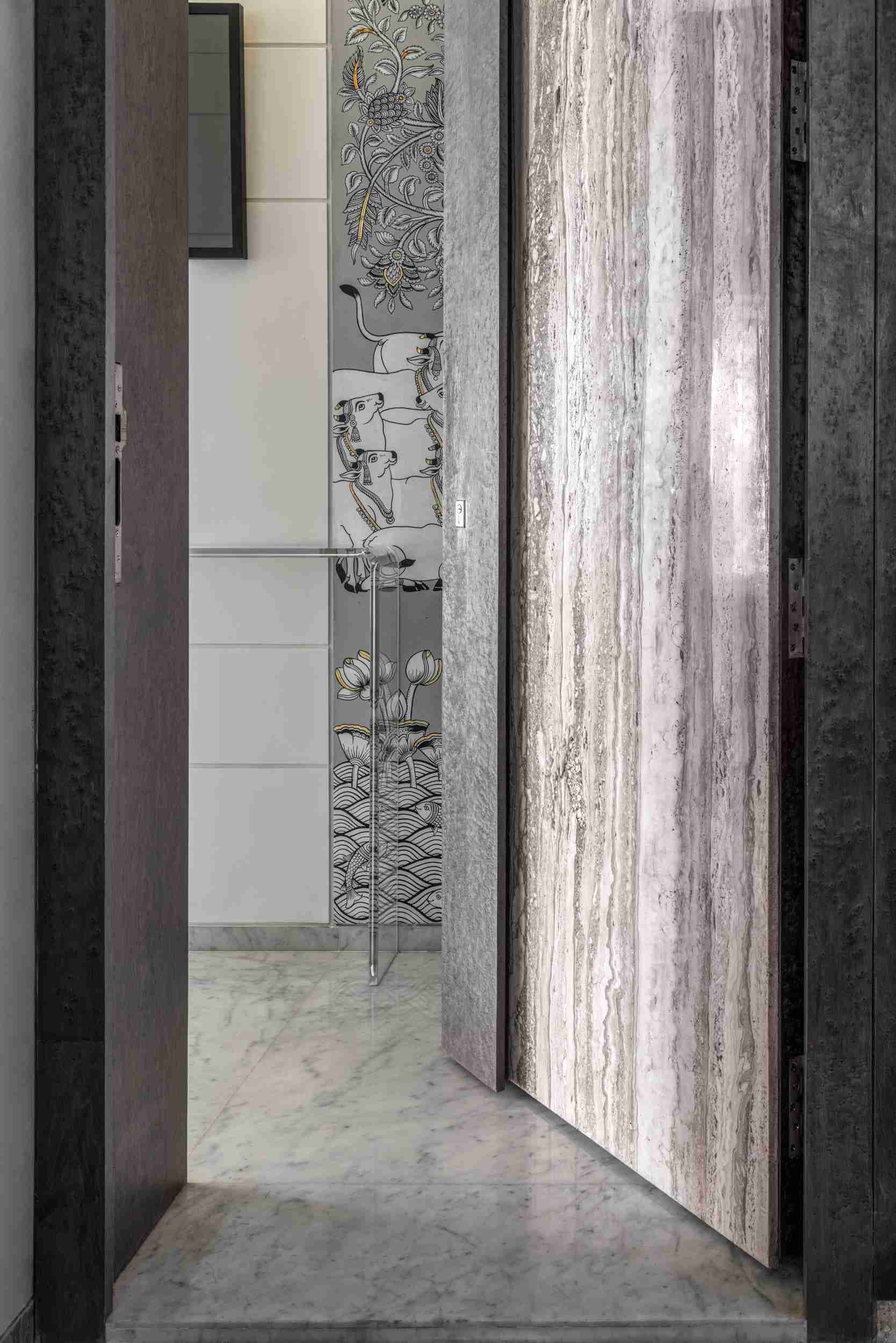 简约白调公寓，融入印度特色元素-13