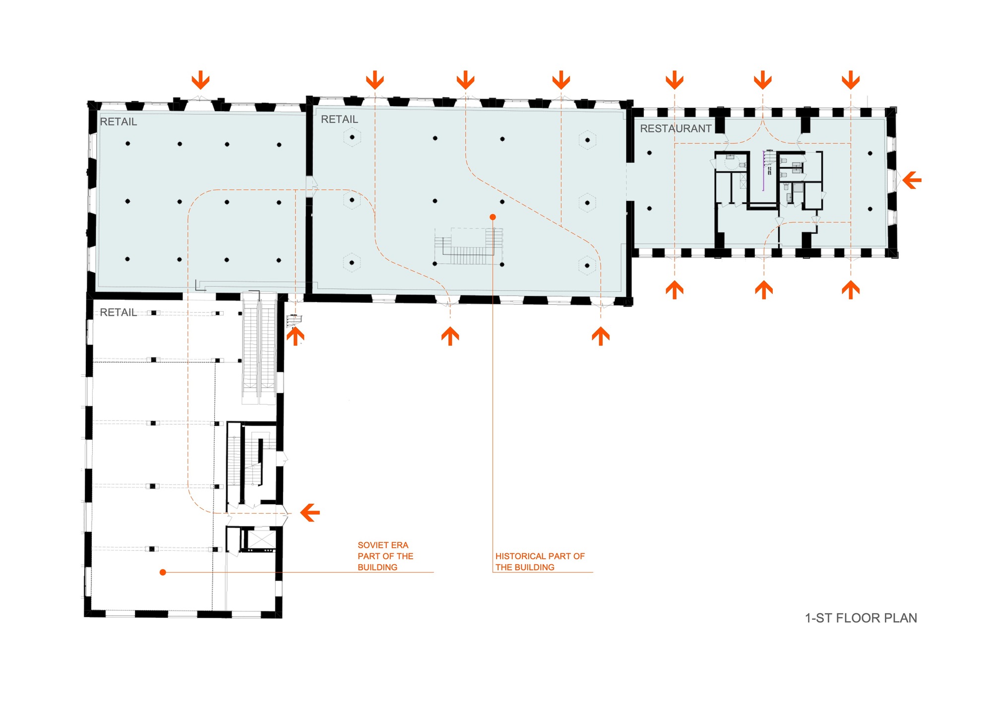 俄罗斯 Tymen 印刷厂重建丨A61architects-7