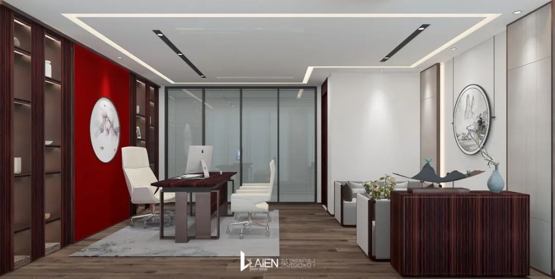 茂菊口腔上海总部办公室 | 新中式风格的海纳百川设计-77