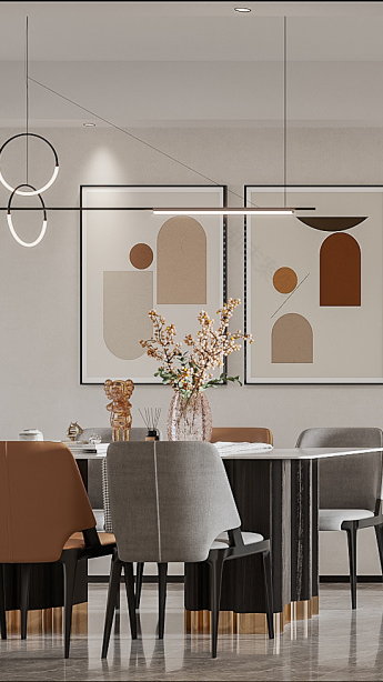 金茂府200m²现代风装修,畅享家居温暖-18