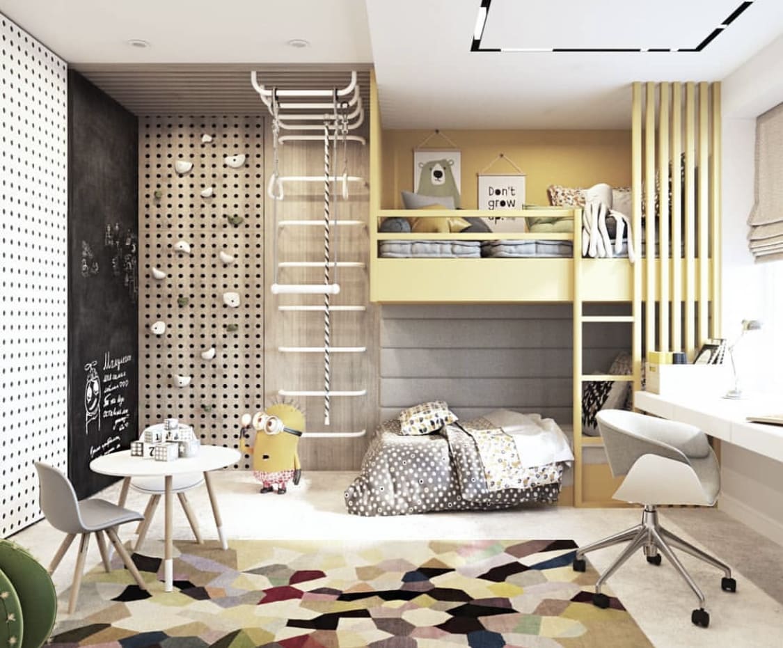 双人男孩卧室室内设计-74