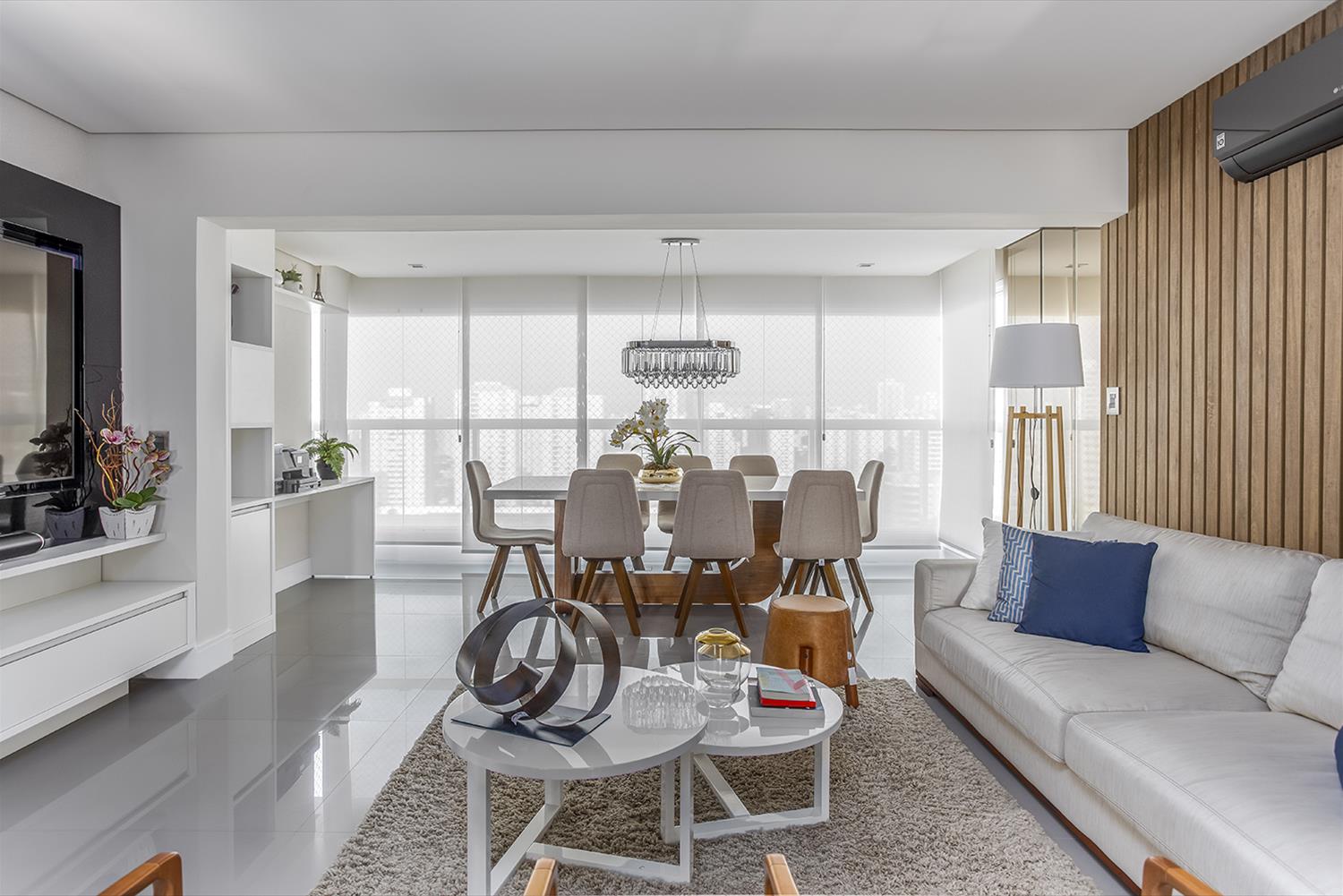 巴西 Tatuapé公寓 | 融合室外景观的现代住宅设计-1