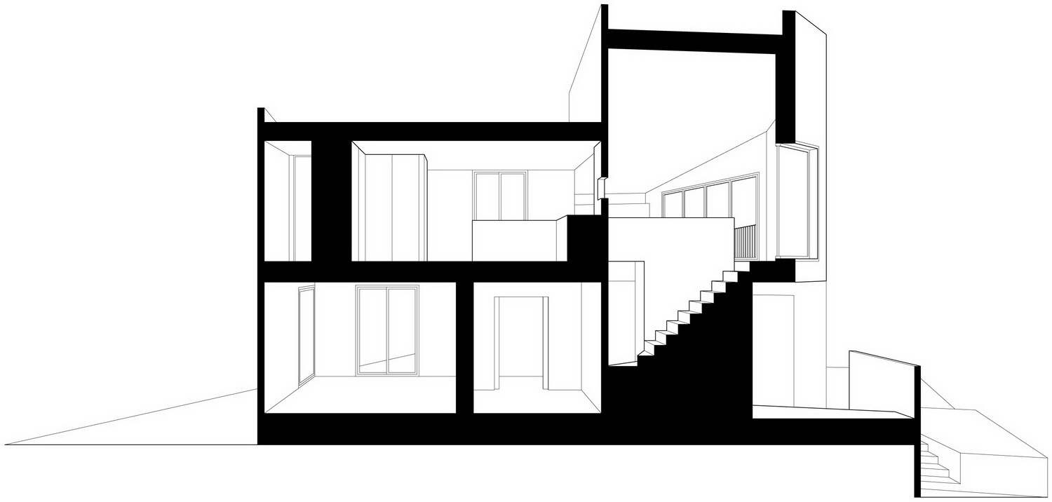 日本宝冢 Nomura24 别墅——白色木质结构与多边形空间之美-36