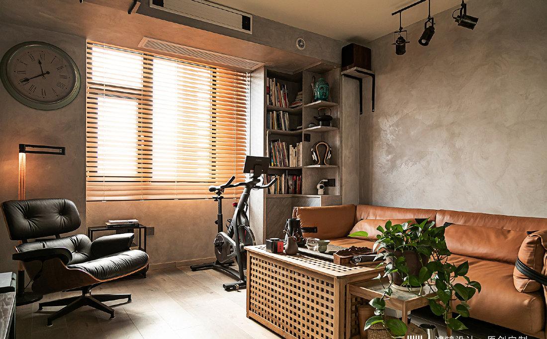 80㎡复古工业风 LOFT-13