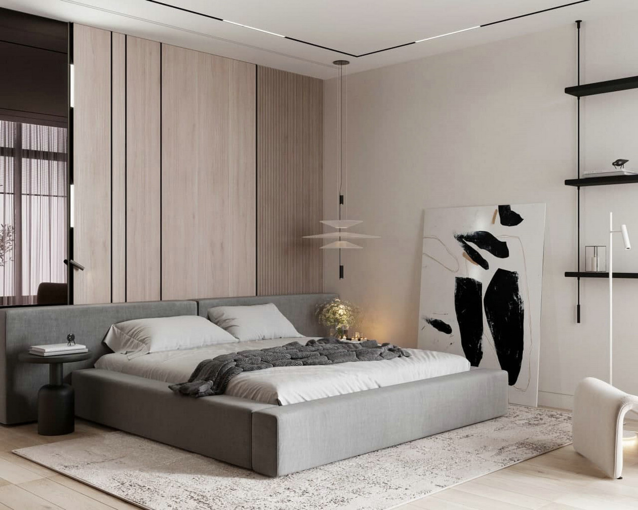 原木与高级灰 柔软而坚定，放缓生活的节奏-11