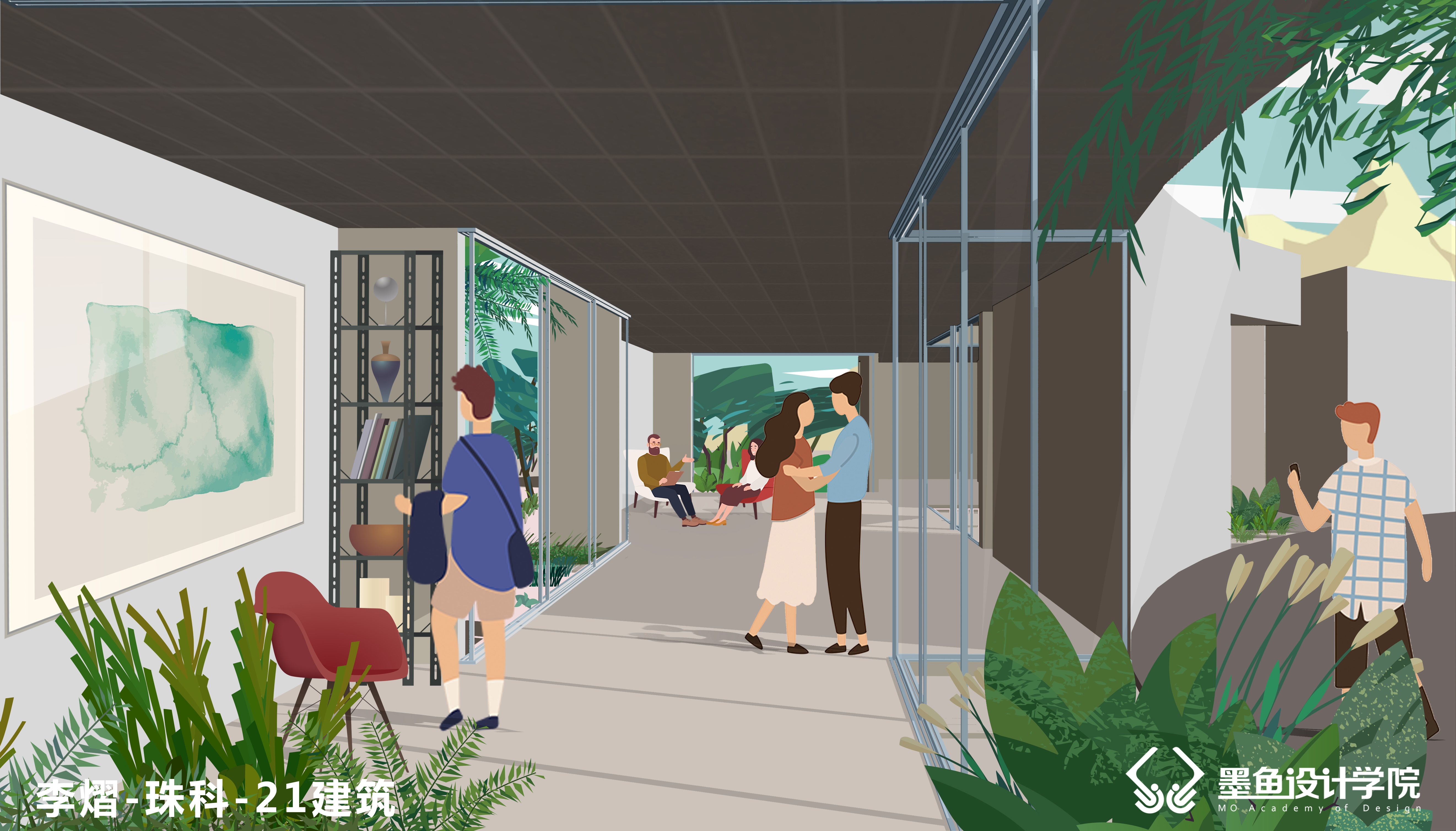墨鱼设计学院 | 原创插画风图纸一览-10