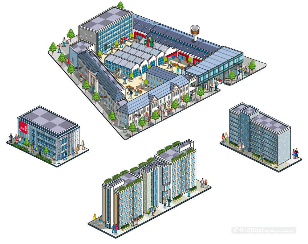 未来校园 · Staffordshire 大学校园地图-2