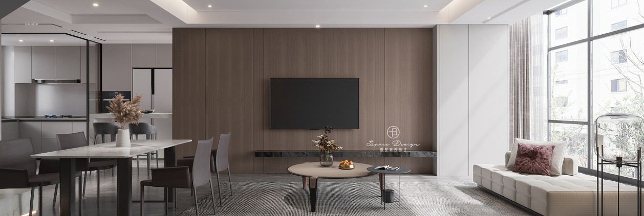 温润舒适的现代简约空间丨中国通州丨T·B 国际空间设计-6