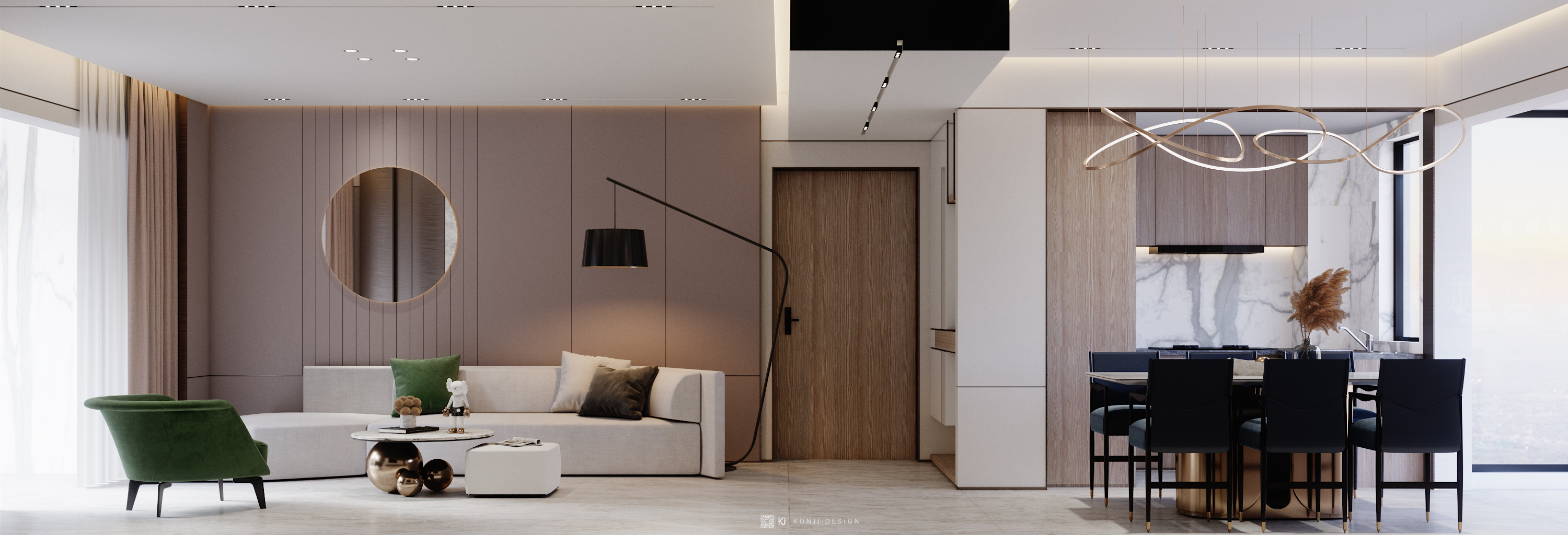 新作 · 现代轻奢样板房-1