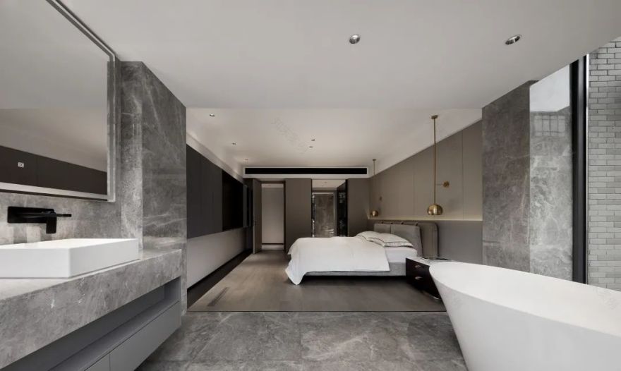 洛阳“纳景之屋” · 现代简约与自然互动的三层私宅设计丨中国洛阳丨凡本空间设计事务所-30