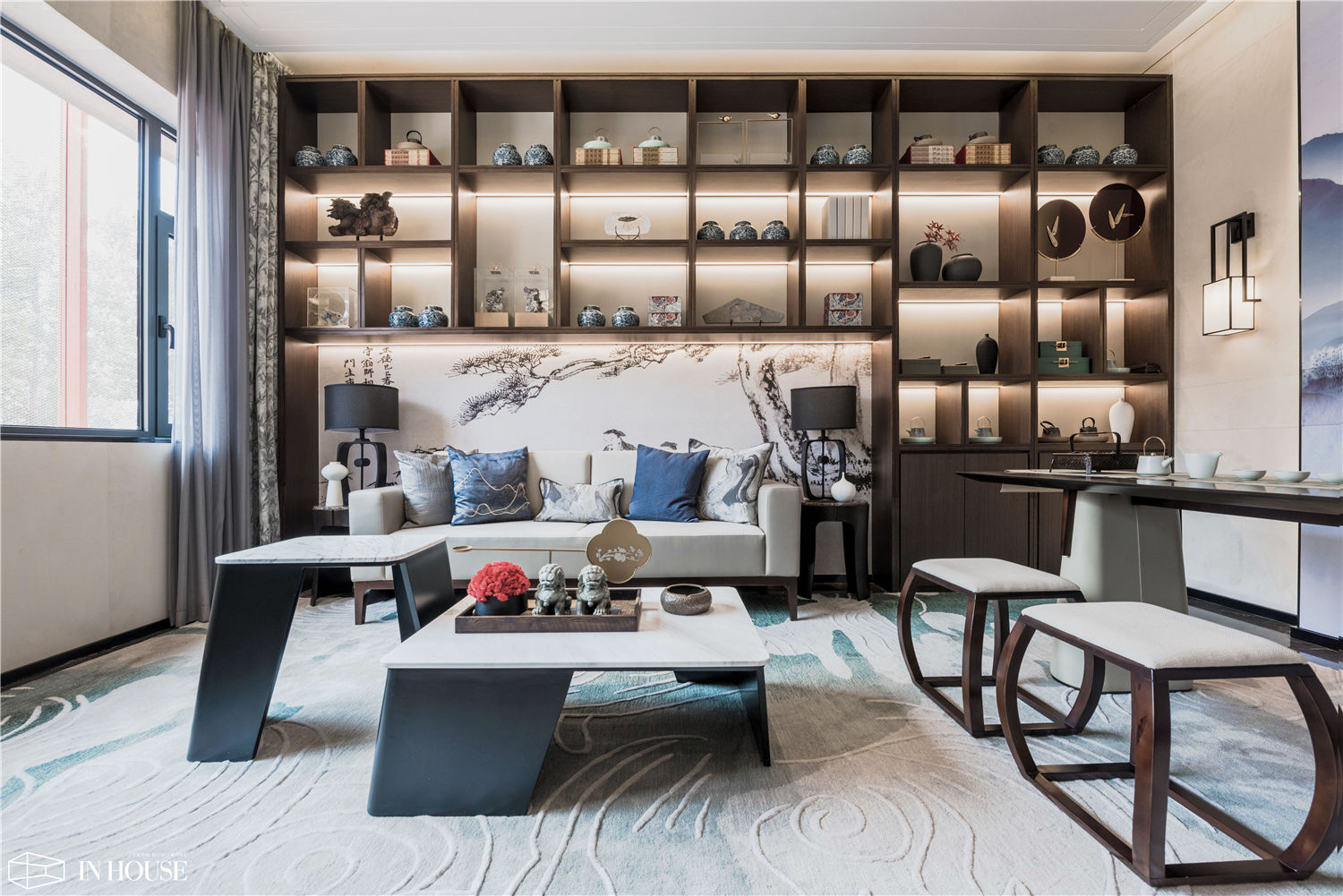 和润名门世家售楼处“泉城荷韵” INHOUSE设计-32