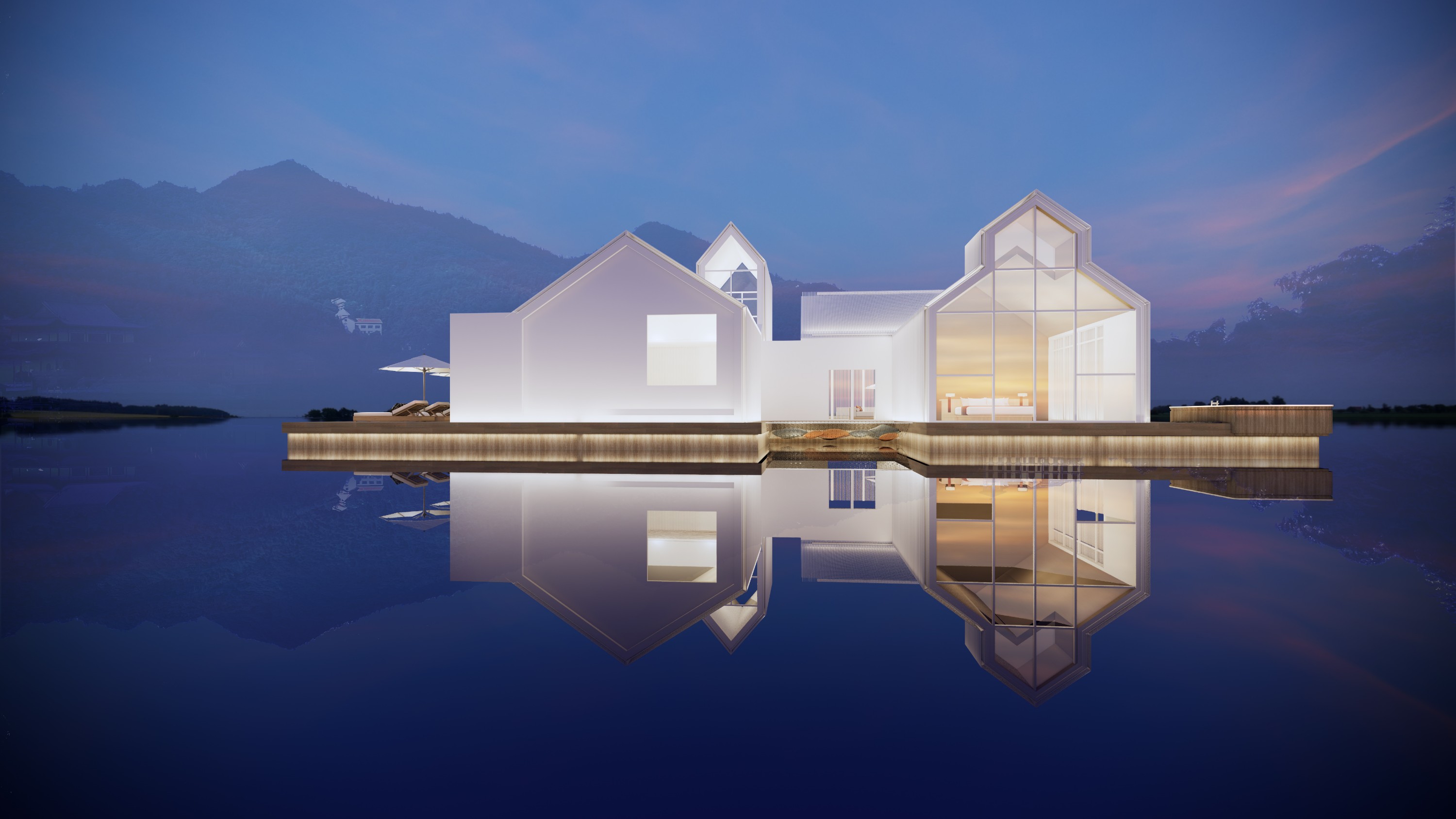 童话乌托邦之水中城堡 空中之城 | 概念 | AD国际设计 | 2022-2