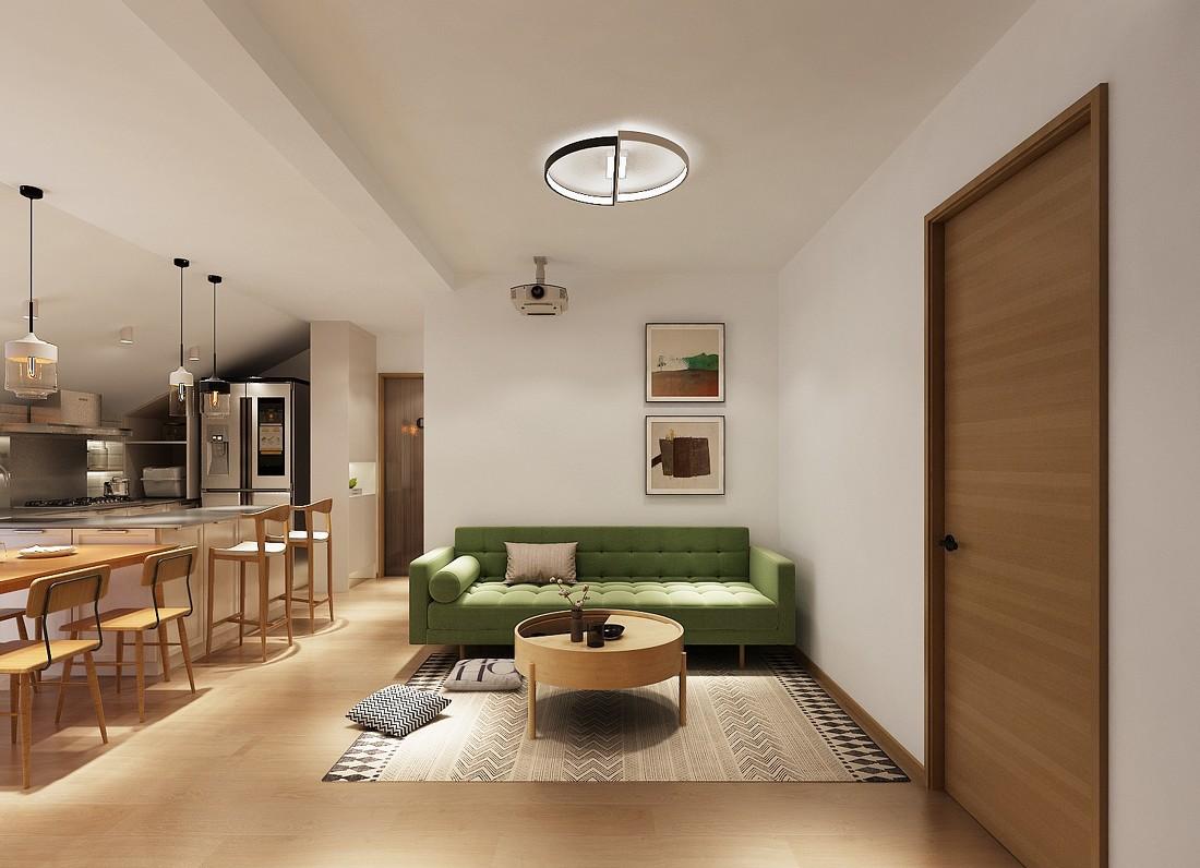 90平米顶层小三居大改造-42