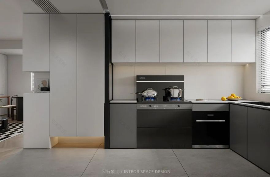 平行象上设计 / 老房改造之:魔力·黑白灰-24