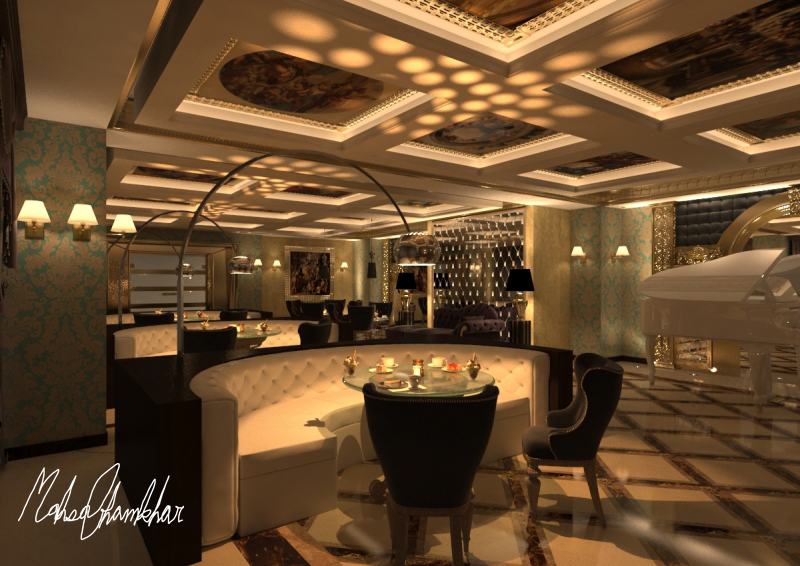 2015 年建成的 VIP 咖啡店，室内设计别具一格-0