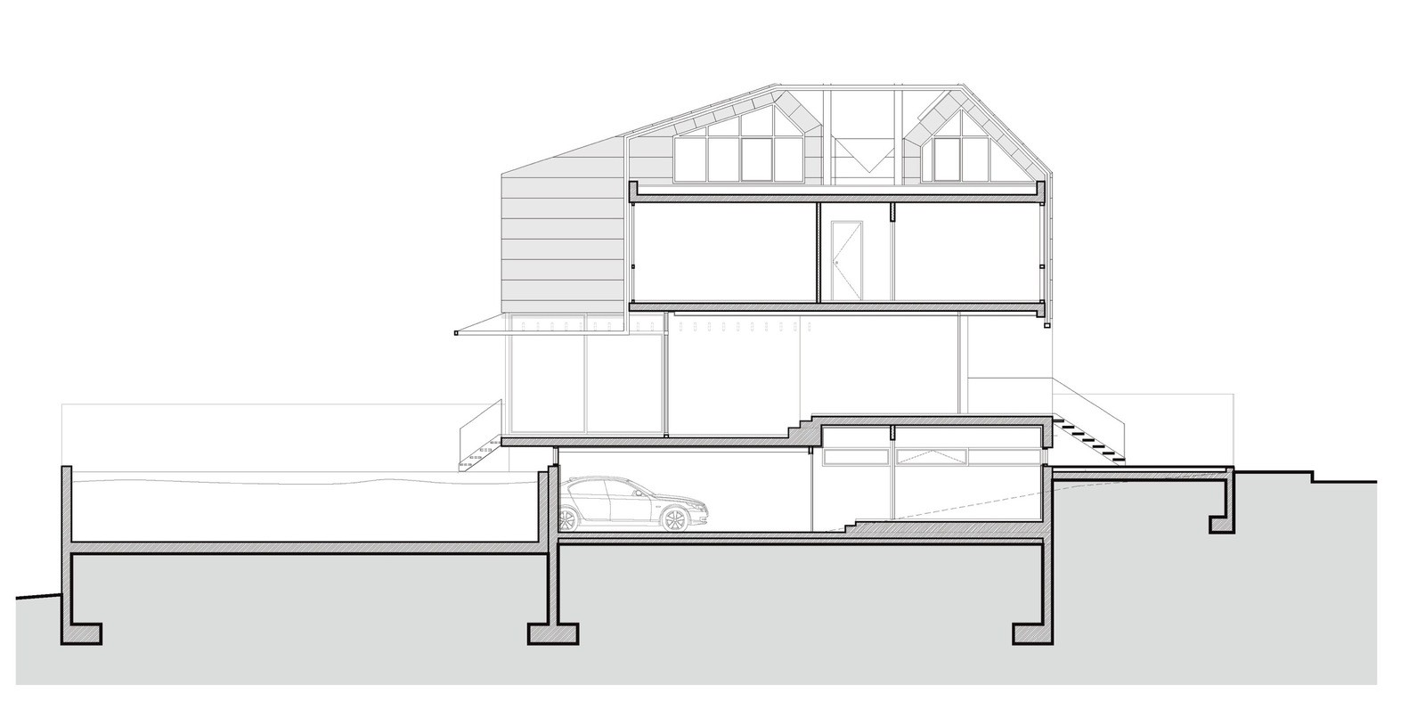 马德里锯齿形屋顶住宅-47