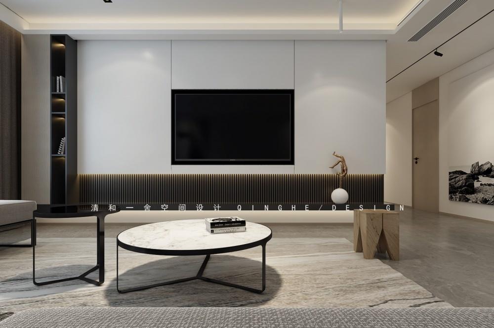 玄关收纳柜、木质背景墙、色彩分区,儿童房活泼清新-3