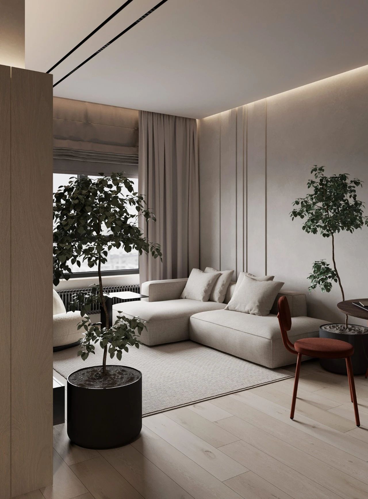 65㎡灰木色空间设计丨Spacetime studio-9