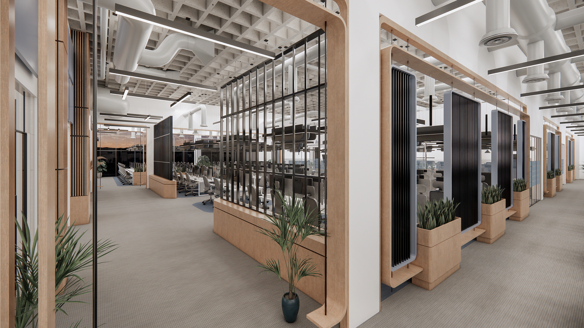 联合办公，Modern-Industrial Office Design-29