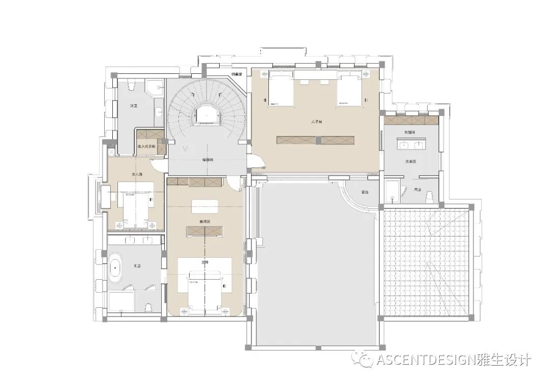 百合花园法式优雅墅居设计丨中国绍兴丨Ascent Design-64